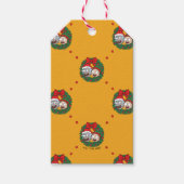 リックとモティ |休日リースパターン ギフトタグ (正面)