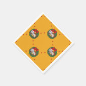 リックとモティ |休日リースパターン スタンダードカクテルナプキン (角)