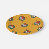 リックとモティ |休日リースパターン ペーパープレート (アングル)