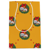 リックとモティ |休日リースパターン ミディアムペーパーバッグ (正面)