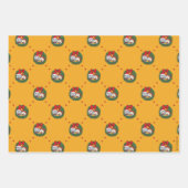 リックとモティ |休日リースパターン ラッピングペーパーシート (正面3)