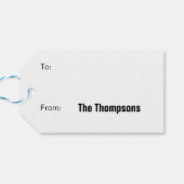 リックとモティ |雪だるまシーズンの挨拶 ギフトタグ (裏面横)