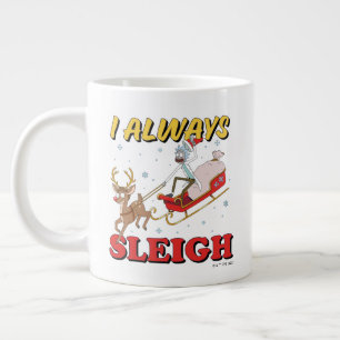 リックとモティ   I Always Sleigh ジャンボコーヒーマグカップ