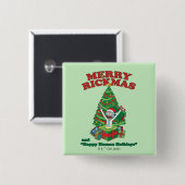 リックとモティ | Portal Rick メリー Rickmas 缶バッジ (正面&裏面)