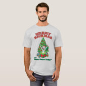 リックとモティ | Portal Rick メリー Rickmas Tシャツ (正面フル)
