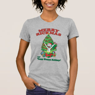 リックとモティ   Portal Rick メリー Rickmas Tシャツ