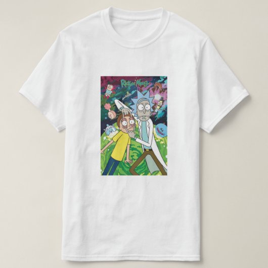 リックとモティTシャツ Tシャツ (デザイン正面)