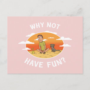 リックとモルティ™  おもしろいがない理由 インビテーションポストカード