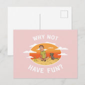 リックとモルティ™ |おもしろいがない理由 インビテーションポストカード (正面/裏面)