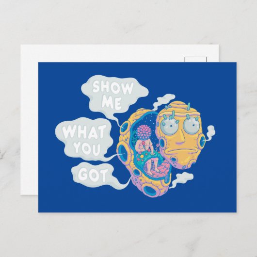 リックとモルティ™ |お客様の表示得 インビテーションポストカード (正面/裏面)