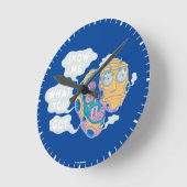 リックとモルティ™ |お客様の表示得 ラウンド壁時計 (傾斜)