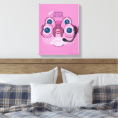 リックとモルティ™ |アプリを開発しない キャンバスプリント (インサイチュ (寝室))