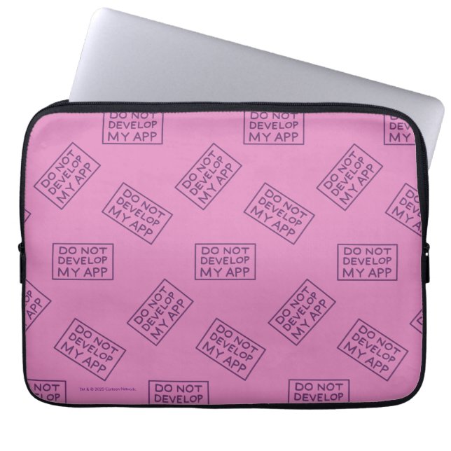 リックとモルティ™ |アプリを開発しない ラップトップスリーブ (正面)
