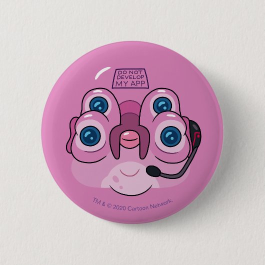 リックとモルティ™ |アプリを開発しない 缶バッジ (正面)