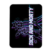 リックとモルティ™ |キラキラのリックとモティー マグネット (縦)