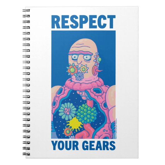リックとモルティ™ |ギアを尊重 ノートブック (正面)