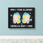 リックとモルティ™ |クローンは私か？ キャンバスプリント (インサイチュ (ウッドフロア))