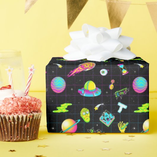 リックとモルティ™ |シーサイケデリックズン3パターン ラッピングペーパー (誕生日パーティー)