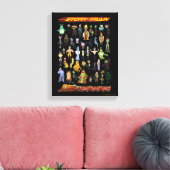 リックとモルティ™ |ストーリートレイン キャンバスプリント (インサイチュ (リビング))