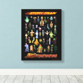 リックとモルティ™ |ストーリートレイン キャンバスプリント (インサイチュ (ウッドフロア))