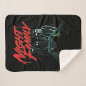 リックとモルティ™ | ナイトファミリー シェルパブランケット (正面(横))