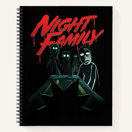 リックとモルティ™ | ナイトファミリー ノートブック (正面)