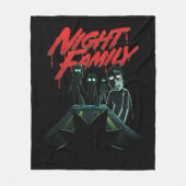 リックとモルティ™ | ナイトファミリー フリースブランケット (正面)