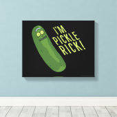 リックとモルティ™ |ピックルを反転 キャンバスプリント (インサイチュ (ウッドフロア))