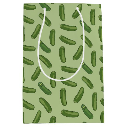 リックとモルティ™ |ピックルを反転 ミディアムペーパーバッグ (正面)