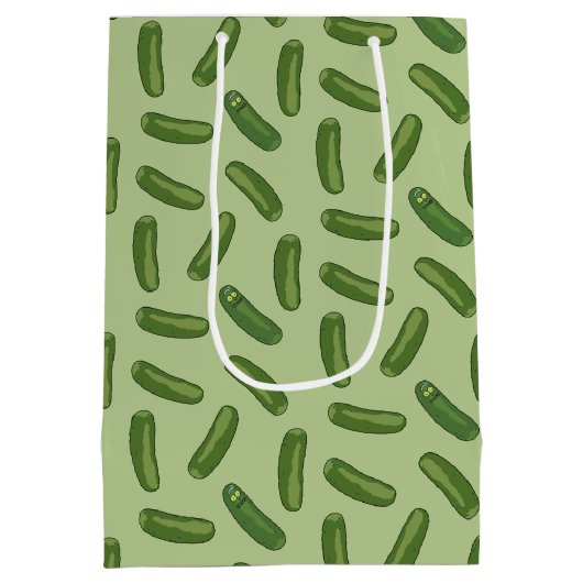 リックとモルティ™ |ピックルを反転 ミディアムペーパーバッグ (裏面)