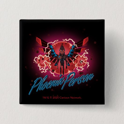 リックとモルティ™ |フェニックスの人 缶バッジ (正面)