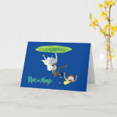 リックとモルティ™ |ポータルから落ちる カード (黄色い花)