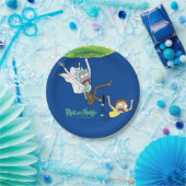 リックとモルティ™ |ポータルから落ちる ペーパープレート (パーティー)