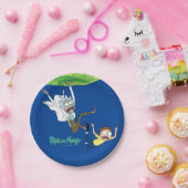 リックとモルティ™ |ポータルから落ちる ペーパープレート (パーティー)