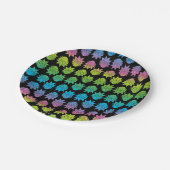 リックとモルティ™ |レインボーリック頭パターン ペーパープレート (アングル)