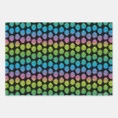 リックとモルティ™ |レインボーリック頭パターン ラッピングペーパーシート (正面3)