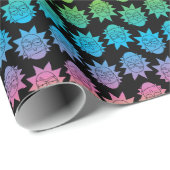 リックとモルティ™ |レインボーリック頭パターン ラッピングペーパー (ロールコーナー)