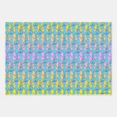 リックとモルティ™ |レインボー氏ミエシーズパターン ラッピングペーパーシート (正面3)