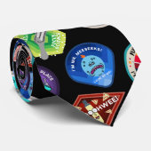 リックとモルティ™ |外部空間パッチパターン ネクタイ (ロール)