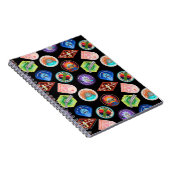 リックとモルティ™ |外部空間パッチパターン ノートブック (右側)