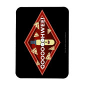 リックとモルティ™ |外部空間パッチパターン マグネット (縦)