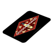 リックとモルティ™ |外部空間パッチパターン マグネット (左側)