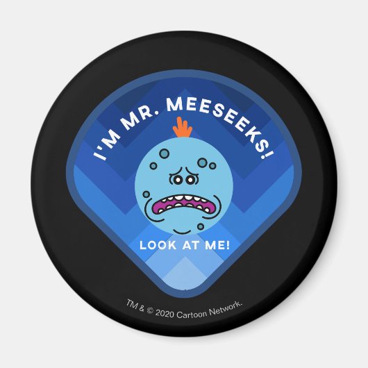 リックとモルティ™ |外部空間パッチパターン マグネット (正面)