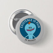 リックとモルティ™ |存在は痛み 缶バッジ (正面&裏面)