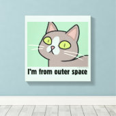 リックとモルティ™ |宇宙空間から キャンバスプリント (インサイチュ (ウッドフロア))