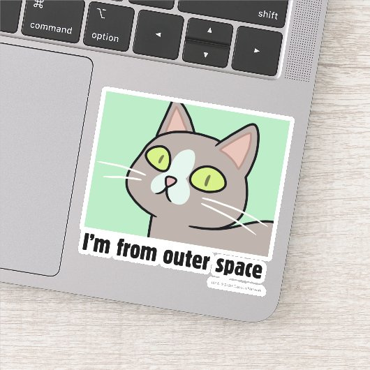 リックとモルティ™ |宇宙空間から シール (詳細)