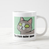 リックとモルティ™ |宇宙空間から ジャンボコーヒーマグカップ (右)