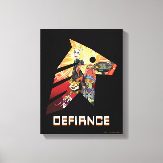 リックとモルティ™ |宇宙Beth Definance Crew キャンバスプリント (正面)