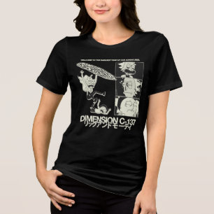 リックとモルティ™   寸法C-137 トライブレンドＴシャツ