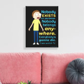 リックとモルティ™ |意図的に存在しない キャンバスプリント (インサイチュ (リビング))